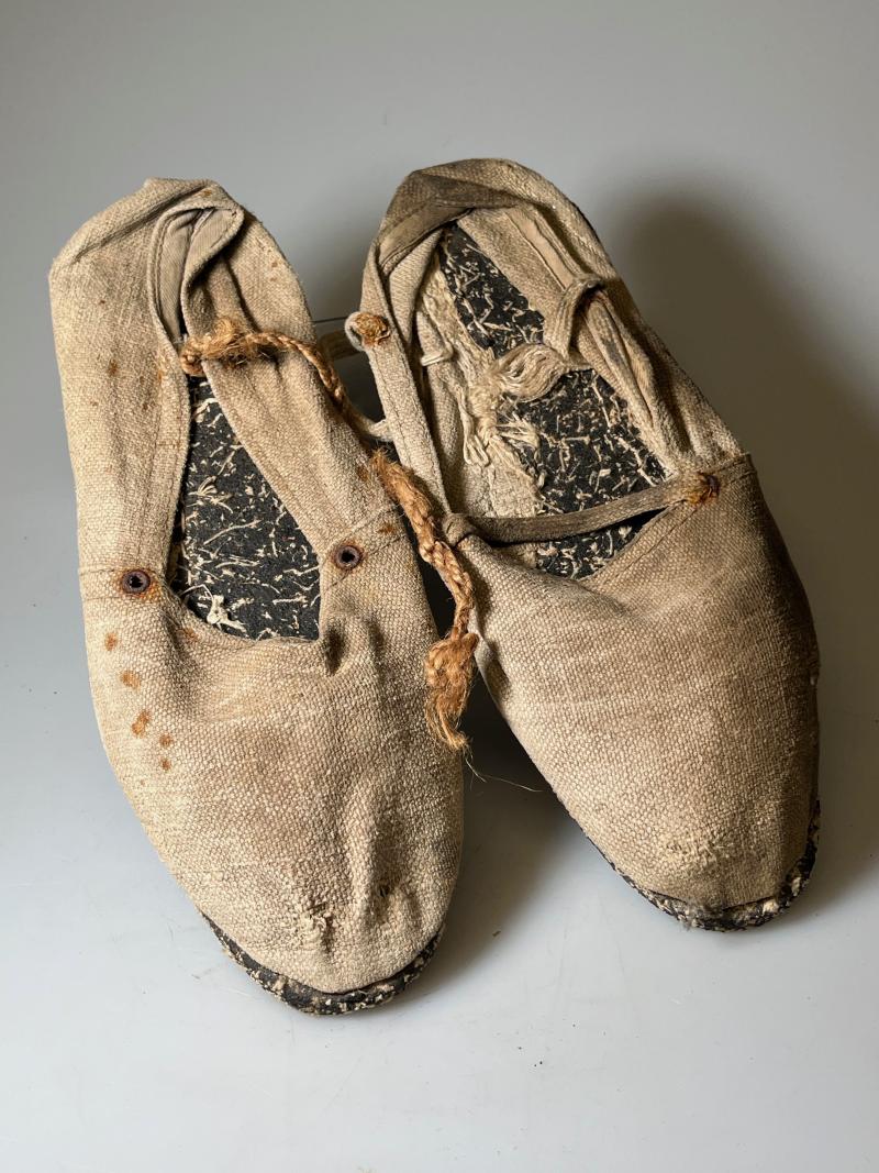 Spanish Civil War Era, ‘Alpargatas’ (Espadrilles).