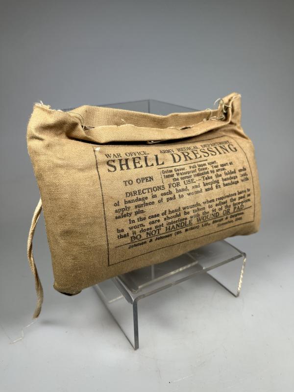 WW2 British, Early War / Dunkirk Period, Shell Dressing, 1940.