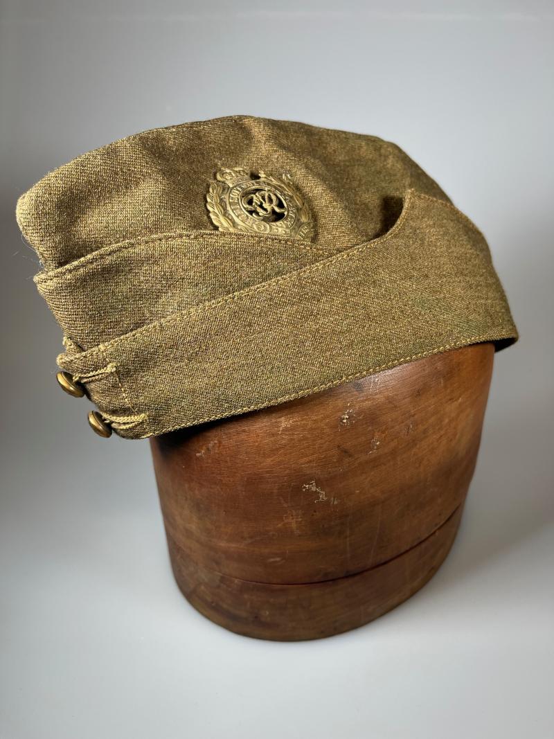 WW2 British Universal Pattern Service Field Cap, Badged to Royal Engineers.