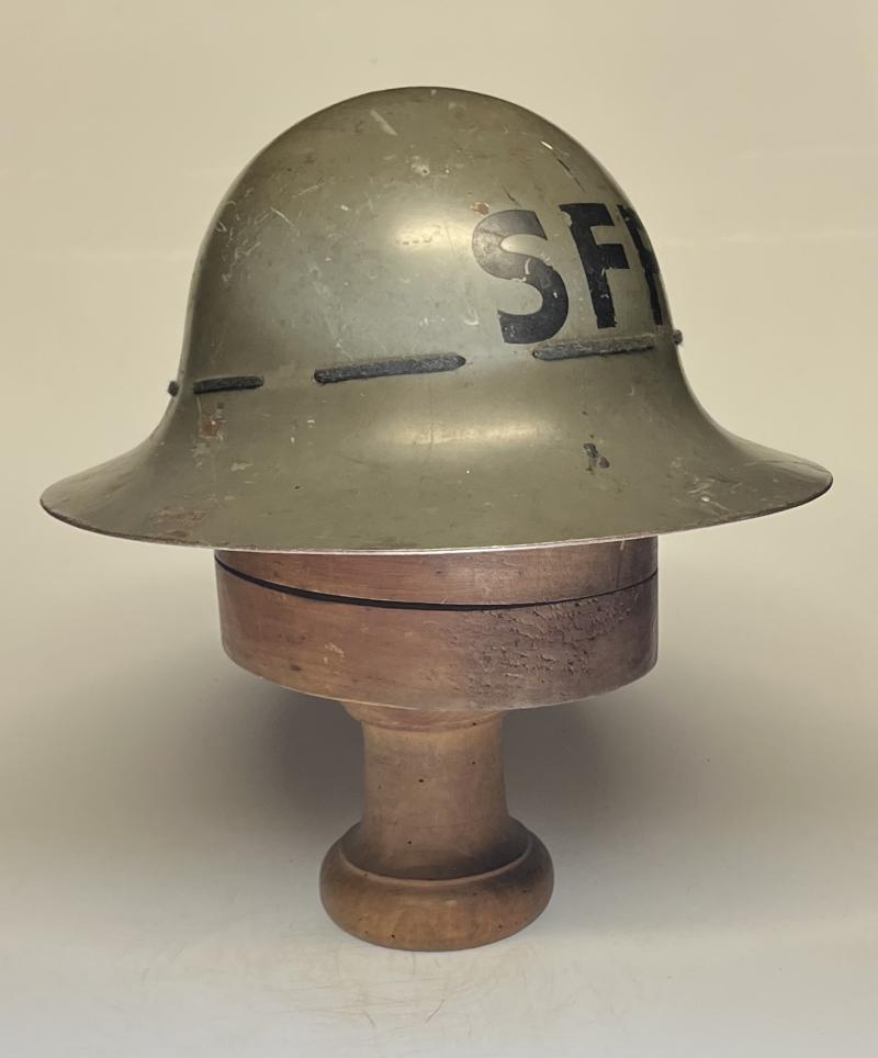 WW2 British, Home Front, ‘SFP’ (Supplementary/Street Fire Parties), Zuckerman Helmet.