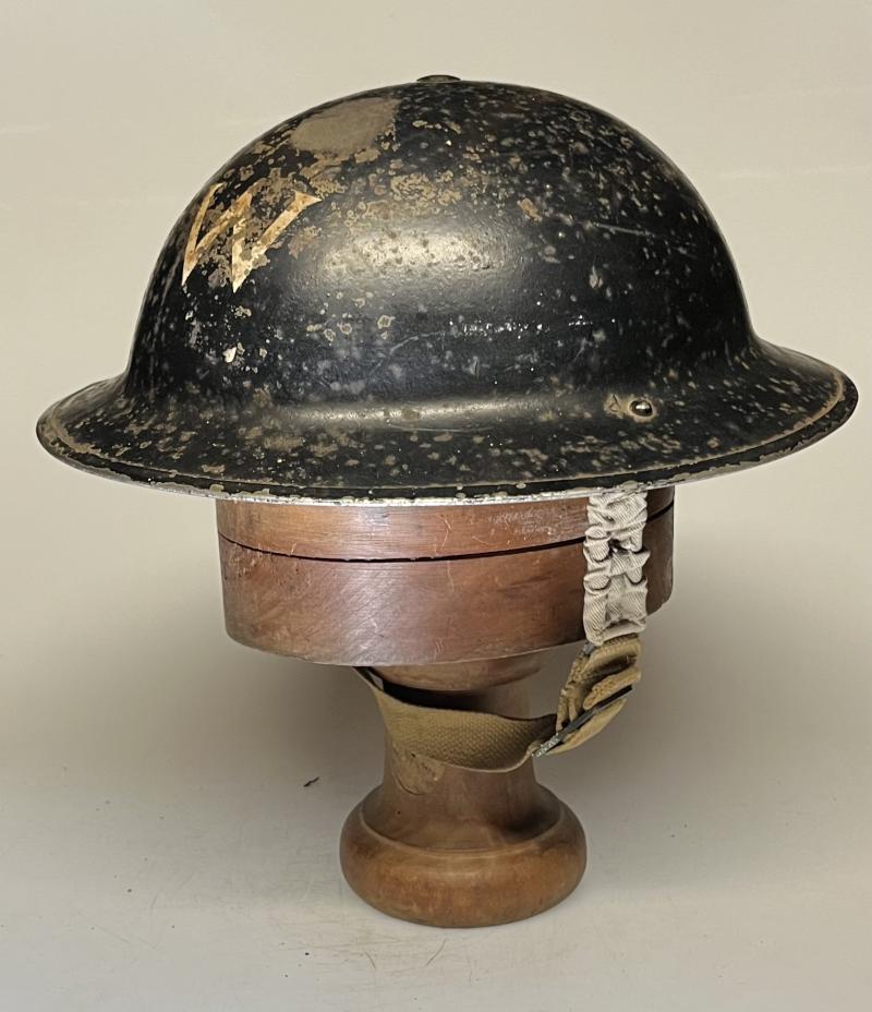 WW2 British, Home Front, ‘W’ (Warden, Outside London), MkII Helmet