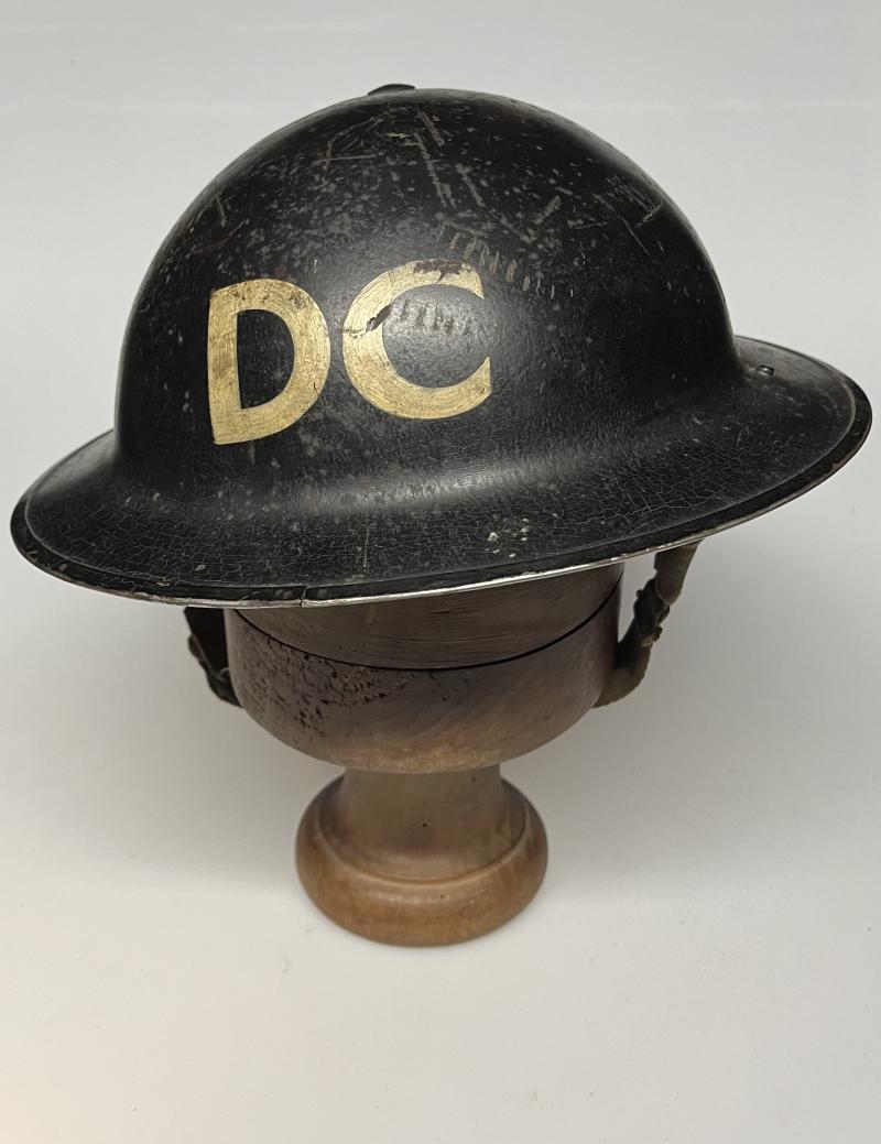 WW2 British Civil Defence Gas Decontamination MKII Helmet, 1939.