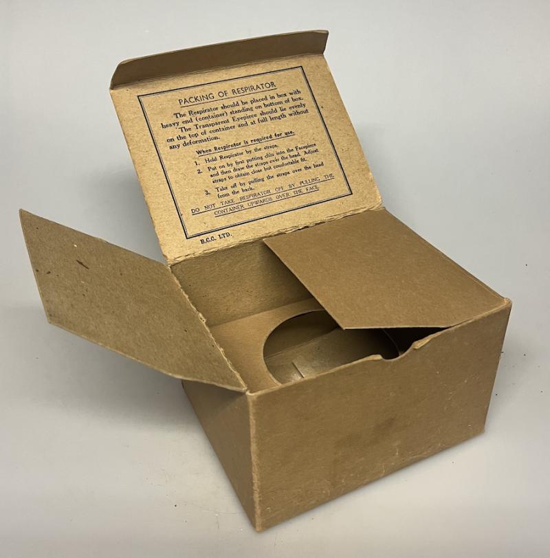 WW2 British, Issue, Civilian Respirator Box.