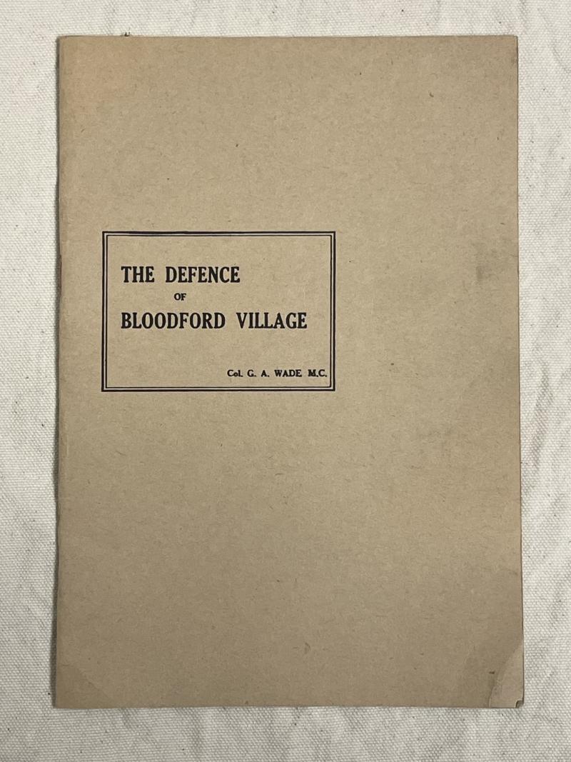 WW2, British, RARE, ‘The Defence of Bloodford Village’, Practical Press Ltd, 1943.