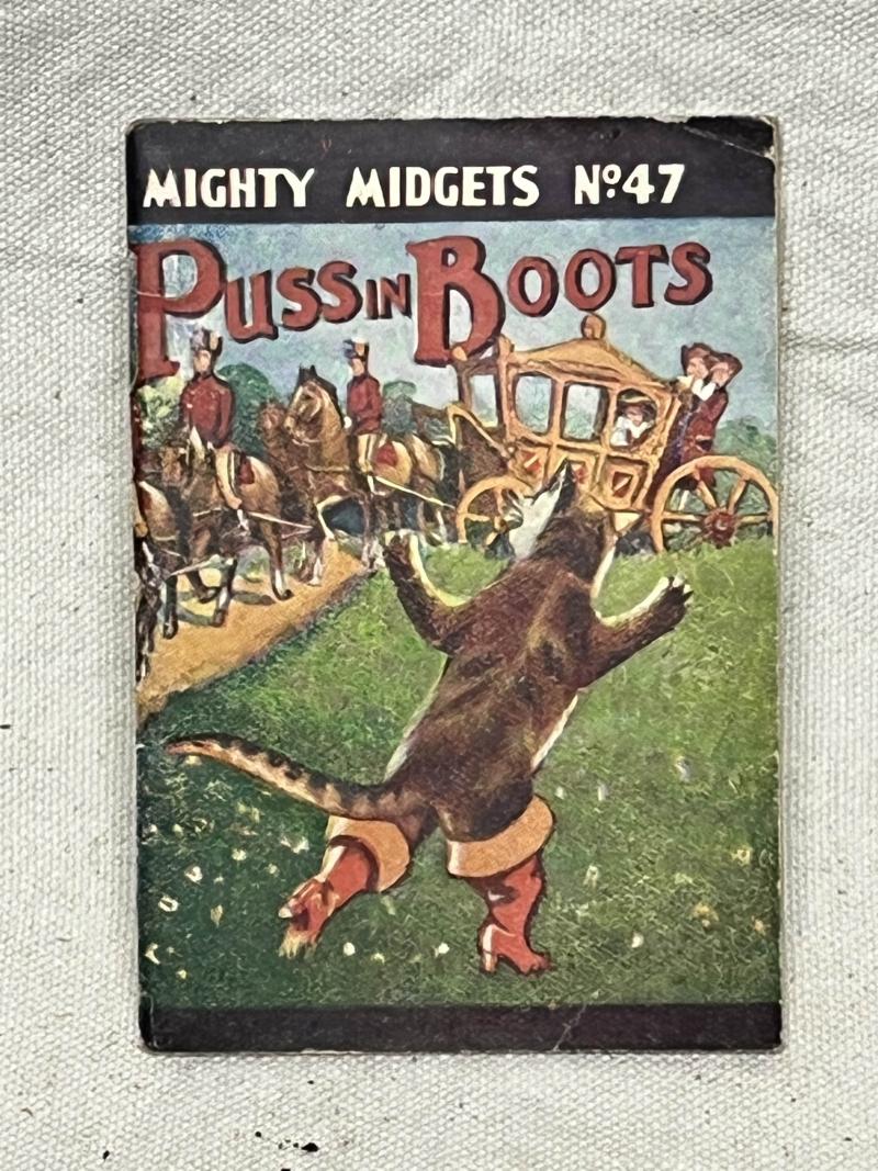 WW2 British, Book: 'Mighty Midget, No.47, Puss in Boots.