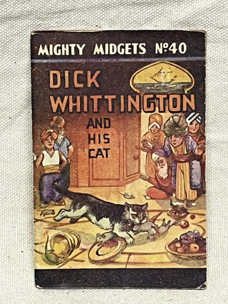 WW2 British, Book 'Mighty Midget', No.40, Dick Whittington & His Cat.