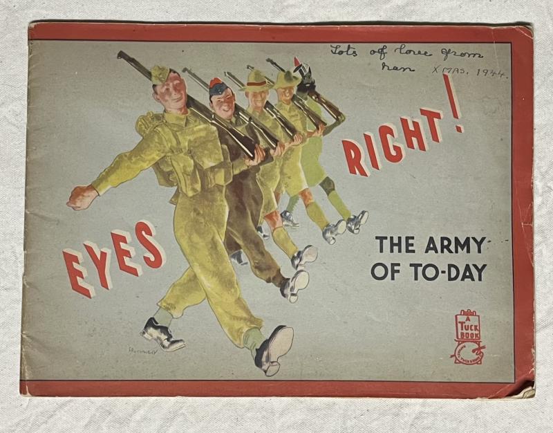 WW2 British, Childs Christmas Book, ' Eye's Right! ', 1944.