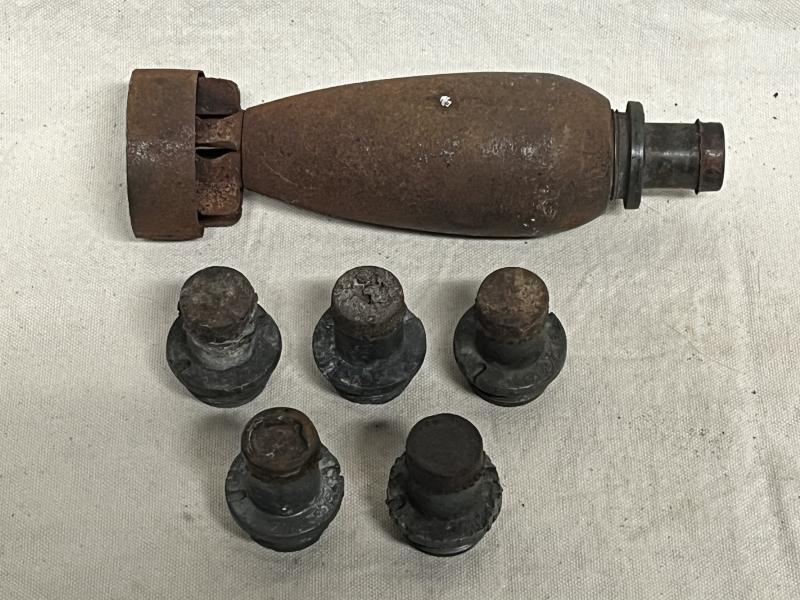 WW2 German, SD-1 ‘Bomblet’, INERT, Relic Condition with x5 AZ73 Fuses.