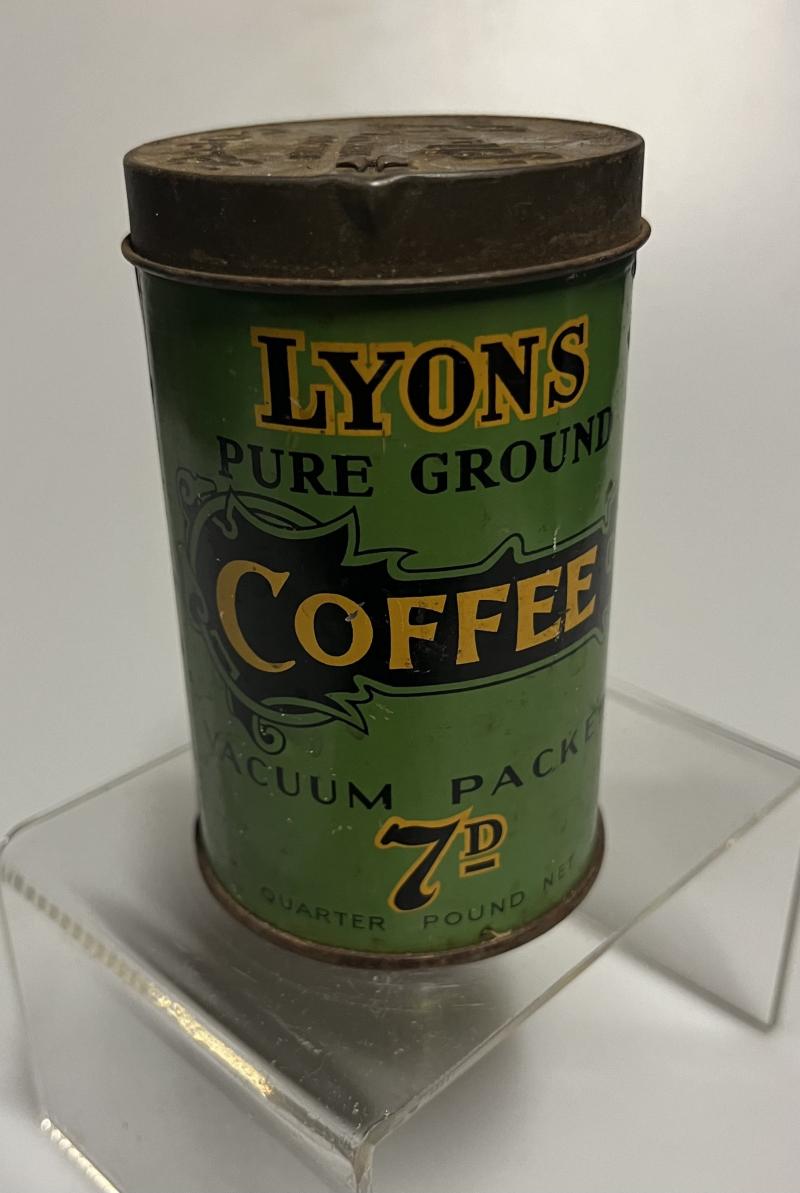 WW2, British, Vacuum-Packed Tin, Lyons Coffee, UNOPENED!!