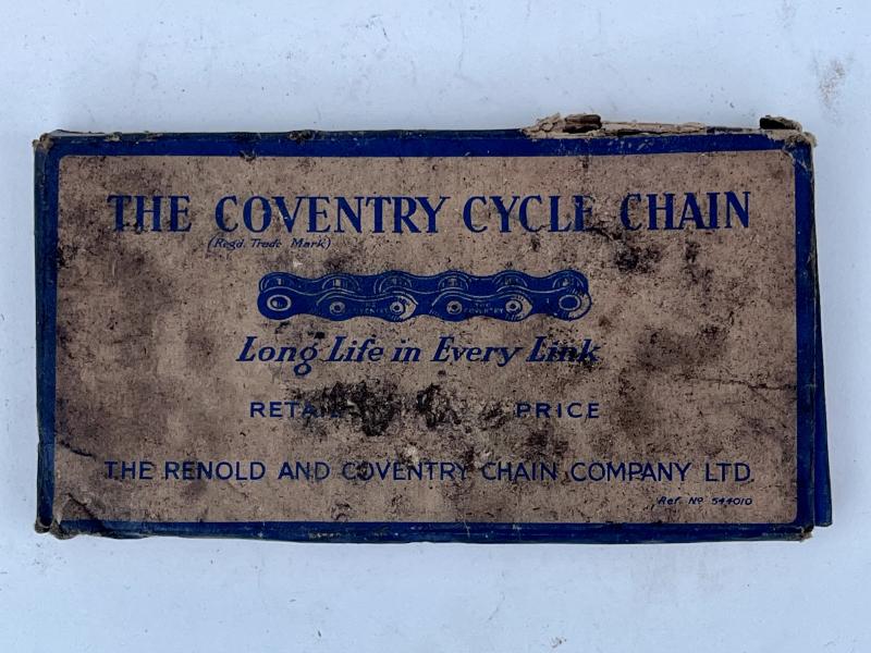 WW2 era, British, NOS, Cycle Chain, Suitable for the BSA Folding Airborne Bicycle.