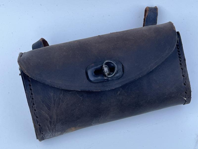 WW2 British Army, Leather, Bicycle, Tool Pouch.