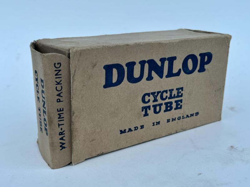 WW2 British, 'DUNLOP' Cycle Inner Tube Box Packaging (EMPTY)